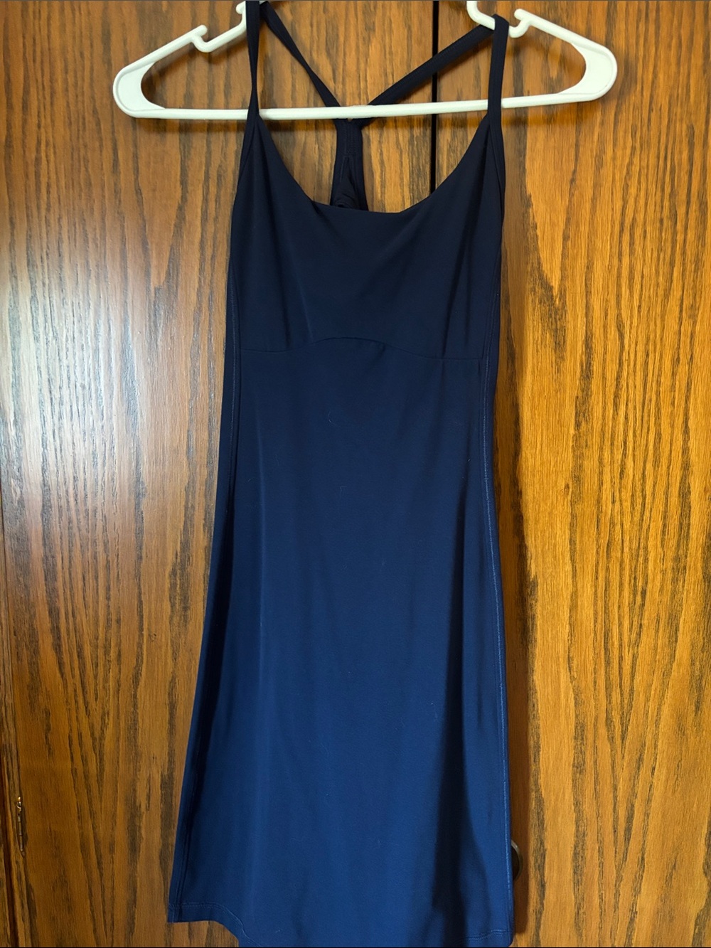 Athleta Navy Blue Strappy Slip Dress